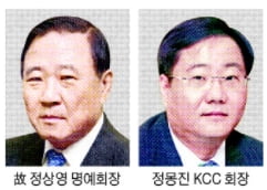 "故 정상영 명예회장 뜻" KCC, 2000억원 기부