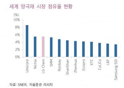 “LG화학 투자 포인트 중 변한 것 없어…목표가 유지”-키움