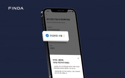 대출 핀테크 핀다, 업계 최초로 안심번호 서비스 도입