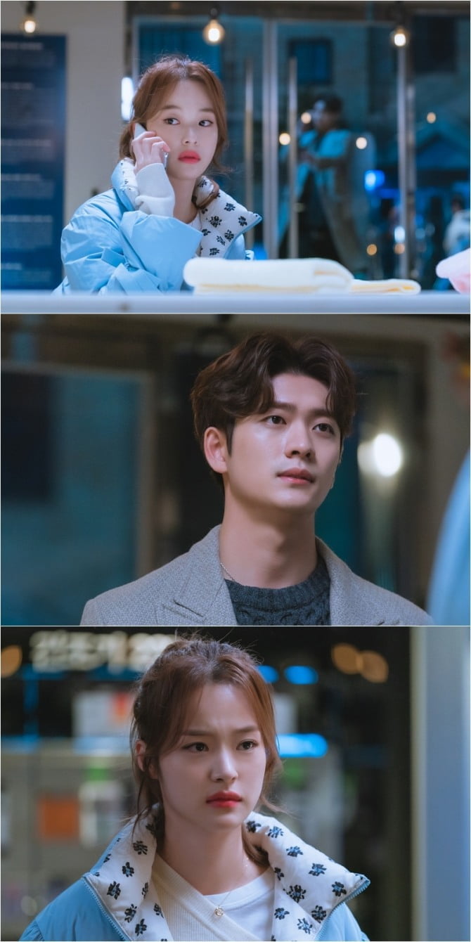 ‘멸망’ 강태오-신도현, 빨래방 만남 포착…‘첫사랑→現사랑’으로 이어질까?