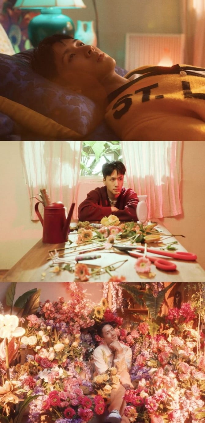 라비, ‘꽃밭’ 뮤직비디오 깜짝 공개…세련된 영상미 ‘시선 집중’
