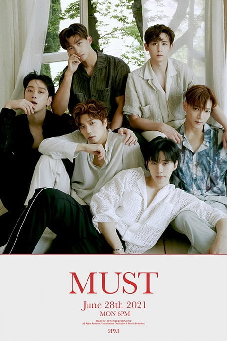 2PM, 28일 6人 완전체 앨범 `MUST` & 타이틀곡 `해야 해` 발매