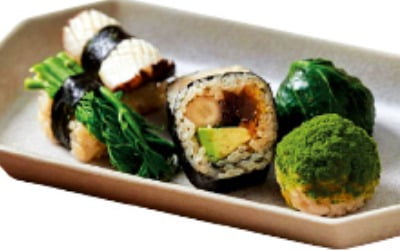 감태 비빔밥·야채 스시…비건에 빠진 특급호텔