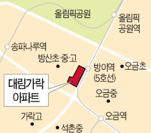 방이동 '대림가락' 929가구로 재건축