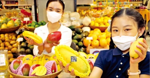 [포토] 이마트 “세계 망고 맛보세요” 