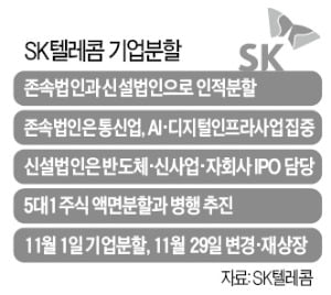 '인적분할' 시동건 SK텔레콤…500원→100원 '액면분할'도