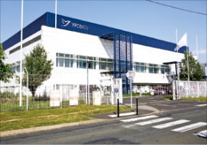 프랑스 에브리의 바이오클러스터 단지 제노플에 있는 SK 이포스케시  1공장. 
 