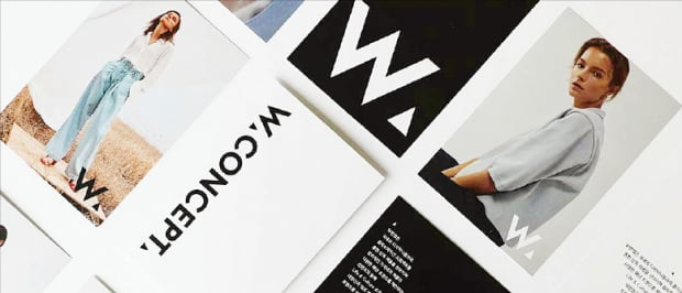 여성 패션플랫폼 W컨셉의 홈페이지 배경화면. W컨셉은 지난 3월 신세계그룹에 2650억원에 팔렸다.  