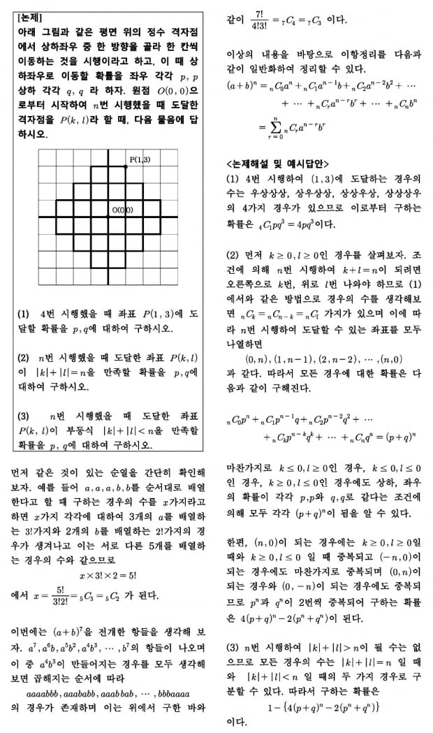 [2022학년도 논술길잡이] 이항정리