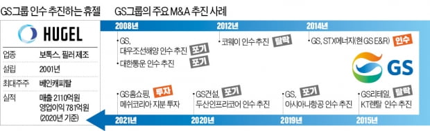 [단독] 몸 사리던 GS그룹, 휴젤 인수에 '파격 베팅' 