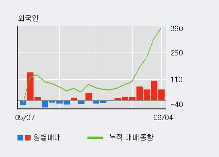 '대한화섬' 52주 신고가 경신, 외국인 7일 연속 순매수(326주)