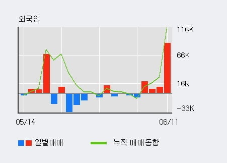 '웨이브일렉트로' 52주 신고가 경신, 전일 외국인 대량 순매수