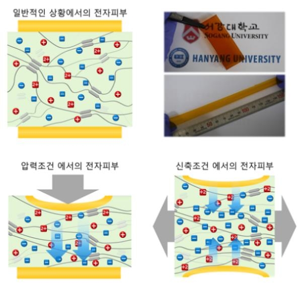 압력 감별해 빛 밝기 다르게 내는 '전자피부' 기술 개발