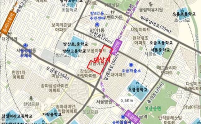 서울 송파구 대림가락아파트, 929가구로 재건축