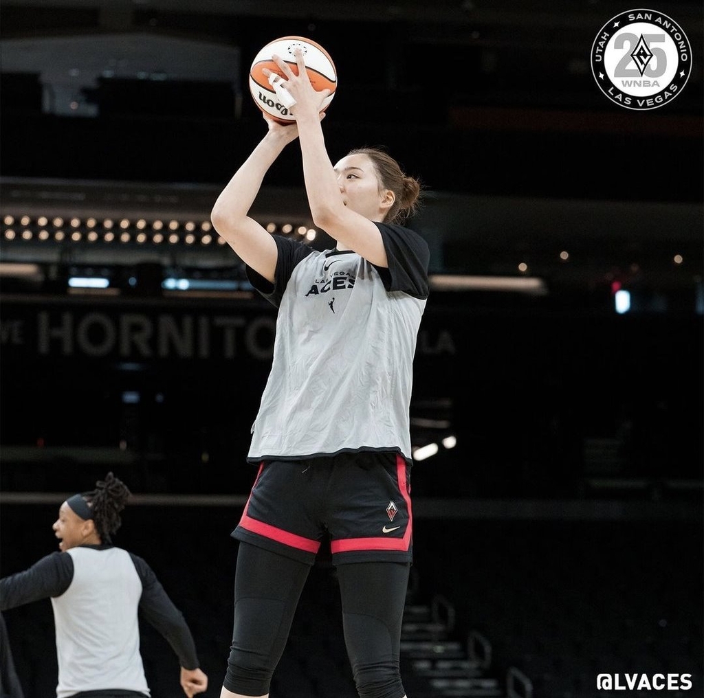 WNBA 박지수, 시즌 첫 결장…라스베이거스는 뉴욕 제압