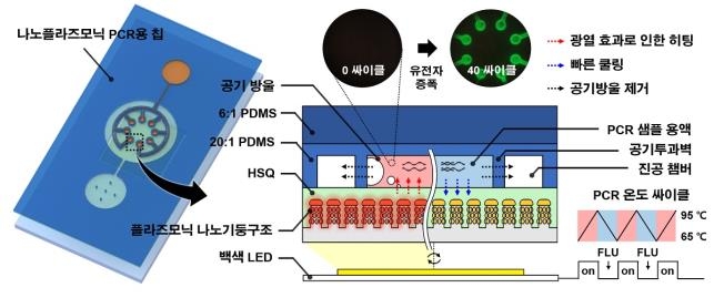 KAIST "금속 나노 기판으로 코로나19 바이러스 5분 내 진단"