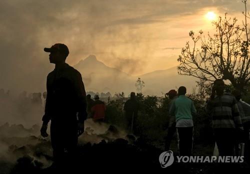 민주콩고, 동부 화산폭발 피난민 점진적 귀환 조치