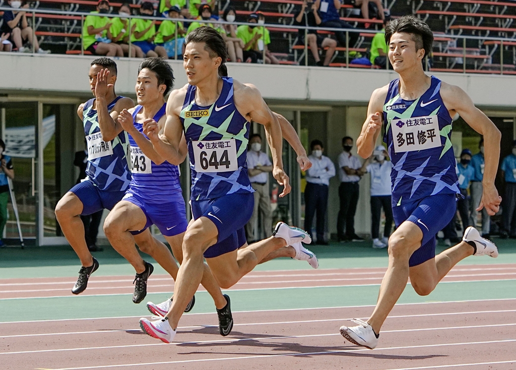 일본 육상 100ｍ 신기록 9초95…야마가타 "다음 목표 아시아新"