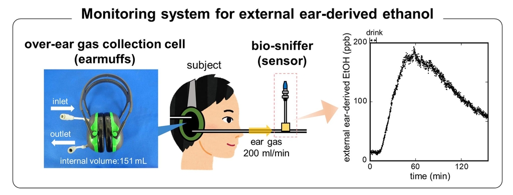 날숨 아닌 귓속 가스로 음주량 측정…귀마개형 측정기 나오나