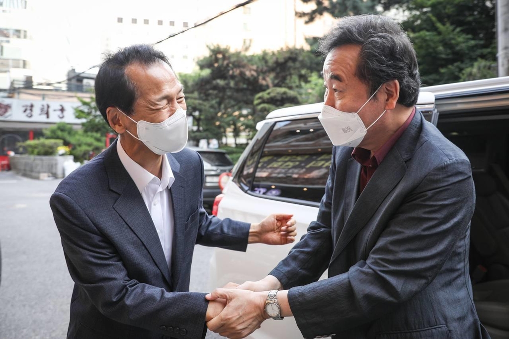 이낙연·최문순 만찬 회동…'경선연기' 反이재명 연대 시동?
