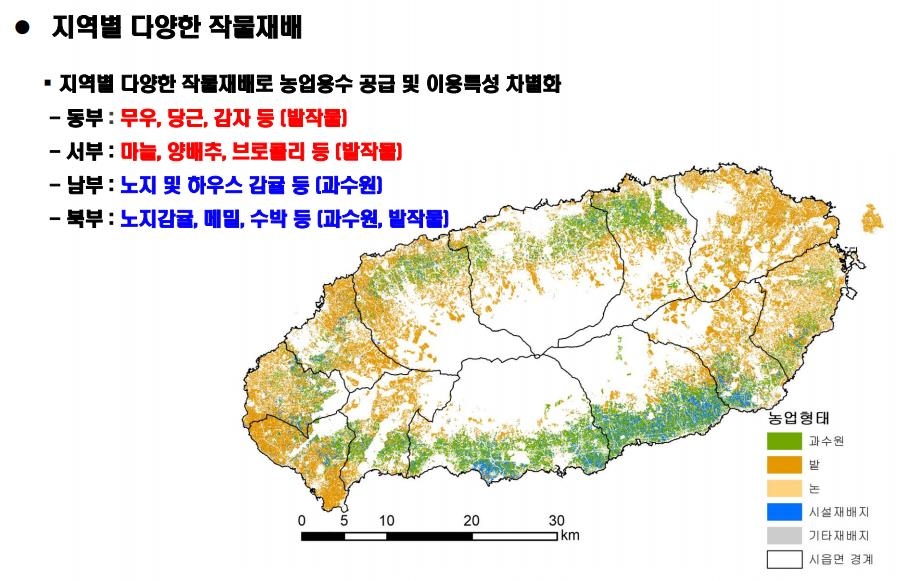 펑펑 쓰는 제주 농업용수…지하수 의존도 낮춰야