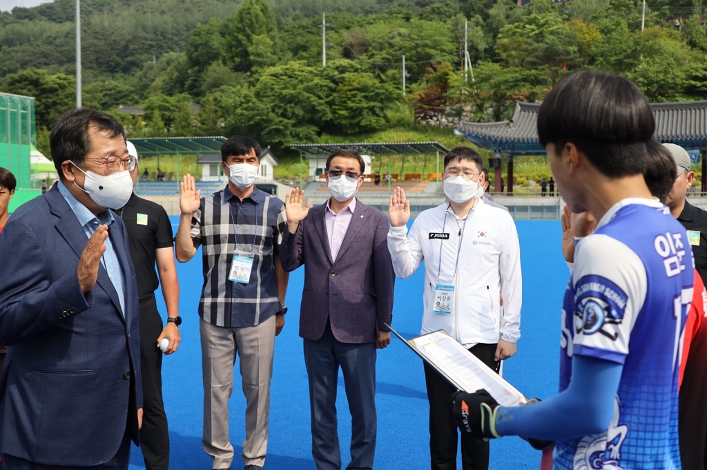 이상천 제천시장, 대한하키협회 클린 하키 캠페인 참여