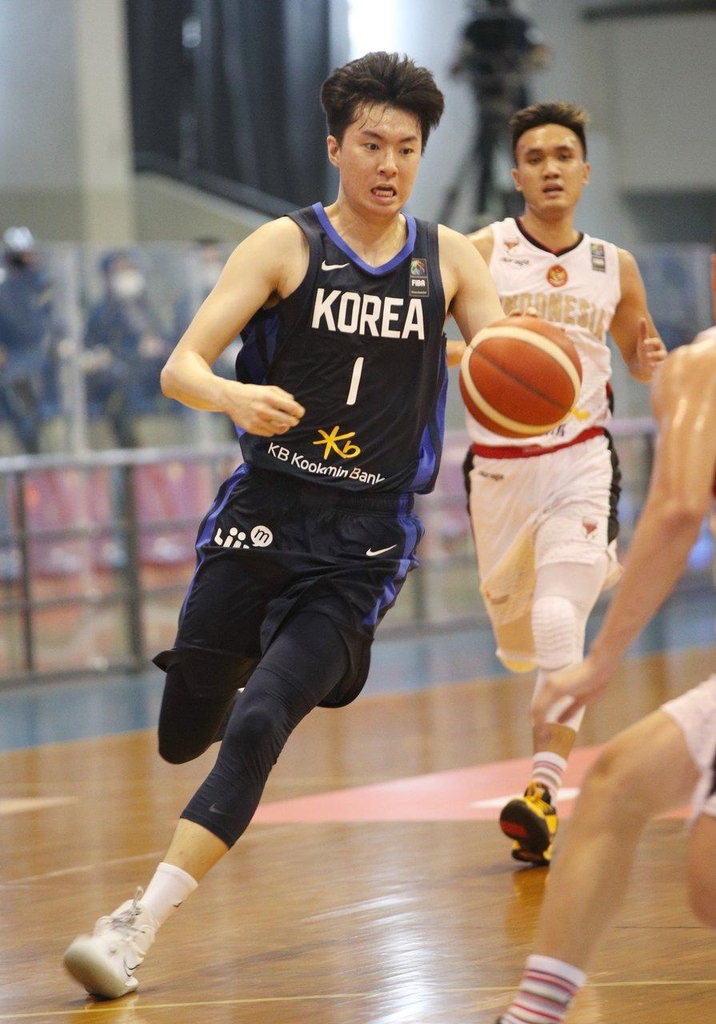 한국 남자농구, 인도네시아 꺾고 FIBA 아시아컵 본선 진출