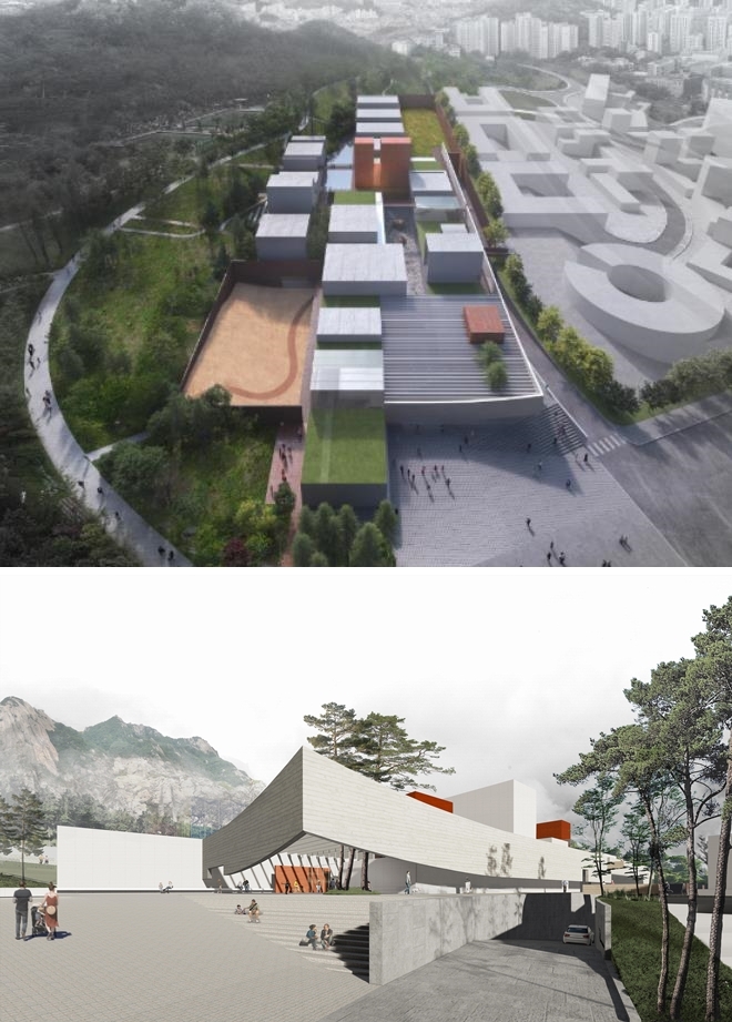 한국문학관 건립 설계공모서 디엔비건축 '문학빌리지' 당선