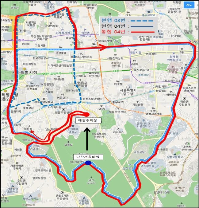 서울 남산 녹색순환버스 확대…8월부터 관광버스 제한