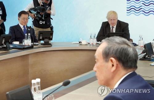 "스가 총리, G7 정상회의 때 가장 경계한 것은 문대통령"