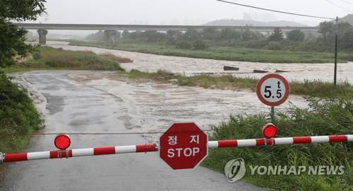 충남 당진에 호우주의보