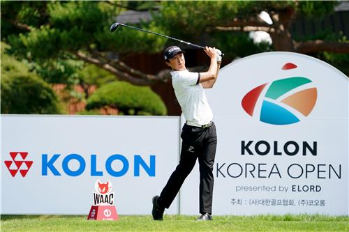 김주형, 한국오픈 2R 3위 도약…역대 두 번째 '10대 우승' 조준(종합)