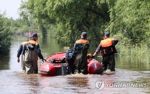 러 극동 홍수로 아무르강 범람·가옥 침수…주민 긴급대피