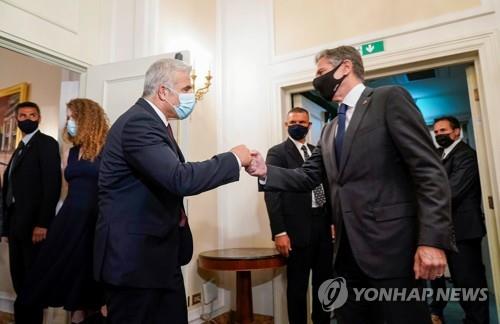 블링컨 만난 이스라엘 외무 "이란 핵협상에 심각한 우려"(종합)