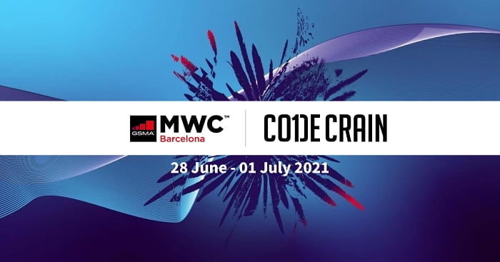 코드크레인, `모바일월드콩그레스(MWC) 2021 바르셀로나` 참가