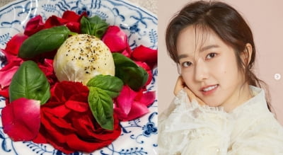 '전현무♥' 이혜성, 41kg 비결 식단은? 꽃으로 만든 샐러드[TEN★]