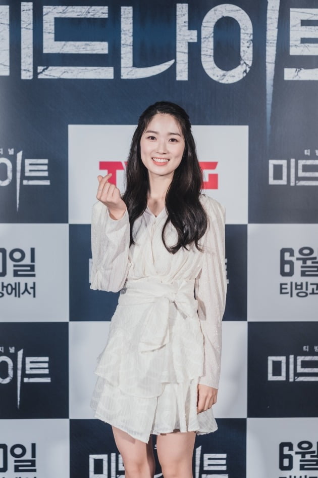배우 김혜윤이 21일 열린 영화 '미드나이트' 언론시사회에 참석했다. / 사진제공=CJ ENM