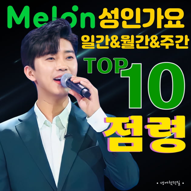 임영웅, 멜론성인가요차트 top10 점령…역시 '감성 장인'