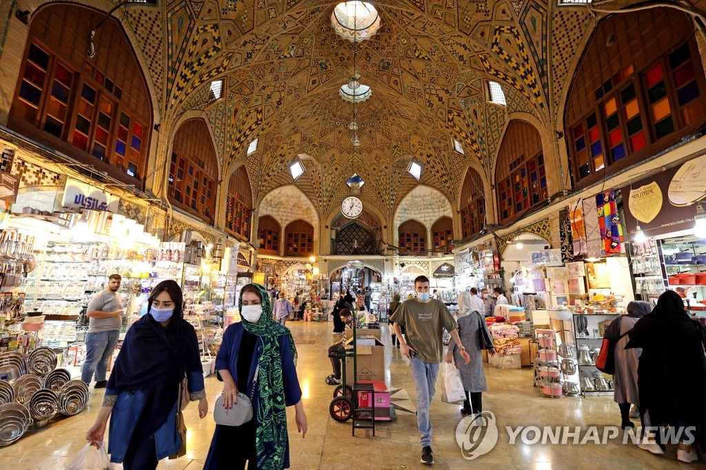 이란 코로나19 신규확진 다시 증가세…누적 300만명 넘어