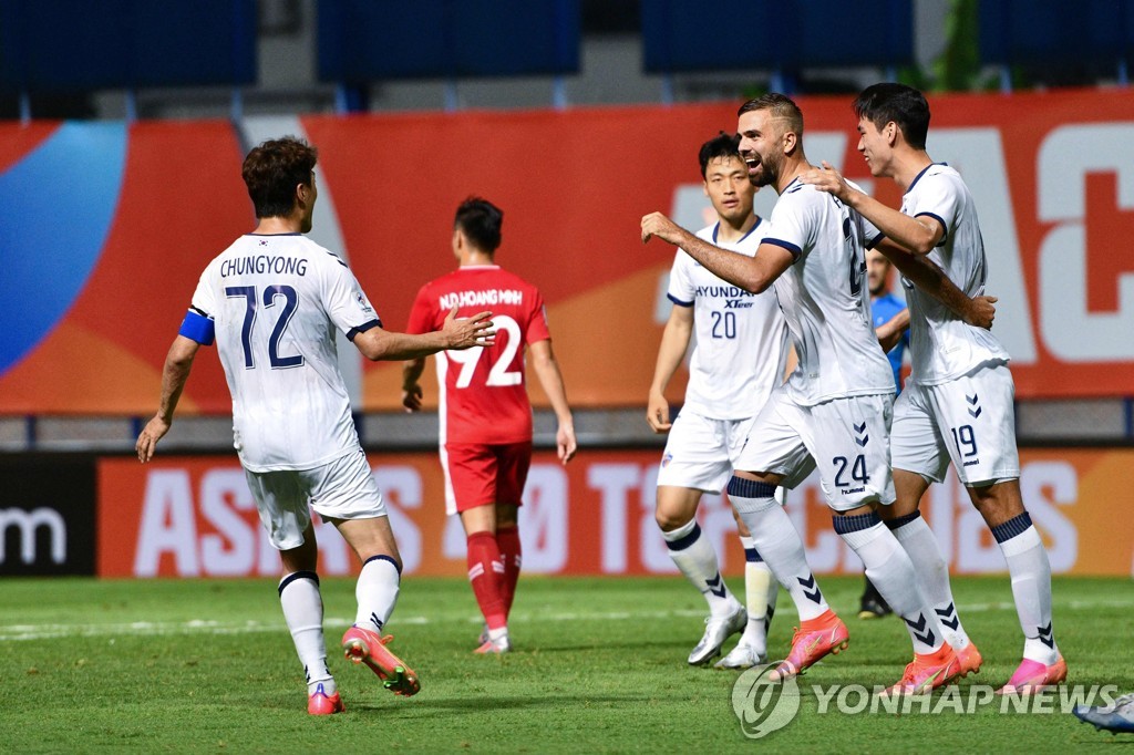 울산, 비엣텔에 진땀승…대구는 가와사키에 역전패