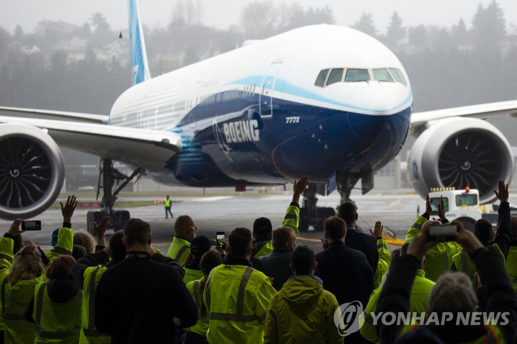 보잉 장거리 여객기 777X, 2023년 하반기까지 승인 미뤄져