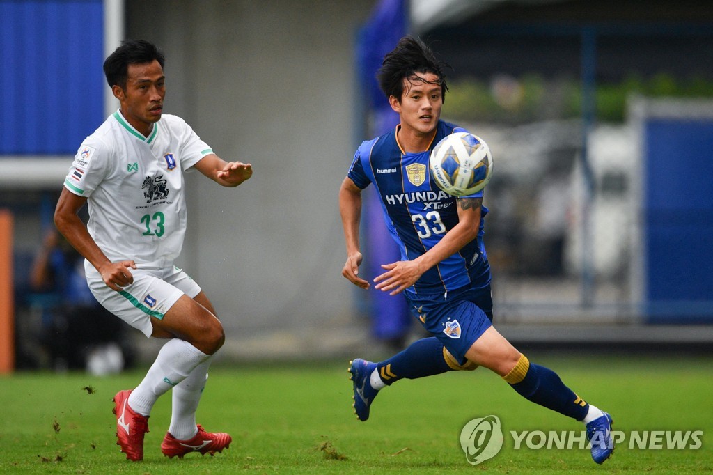 프로축구 울산 ACL 2차전, 2-0 앞선 채 폭우로 이례적 중단