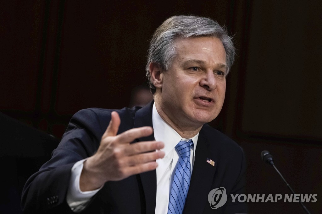 FBI 국장 "랜섬웨어 100종 수사 중"…9·11테러에 견줘