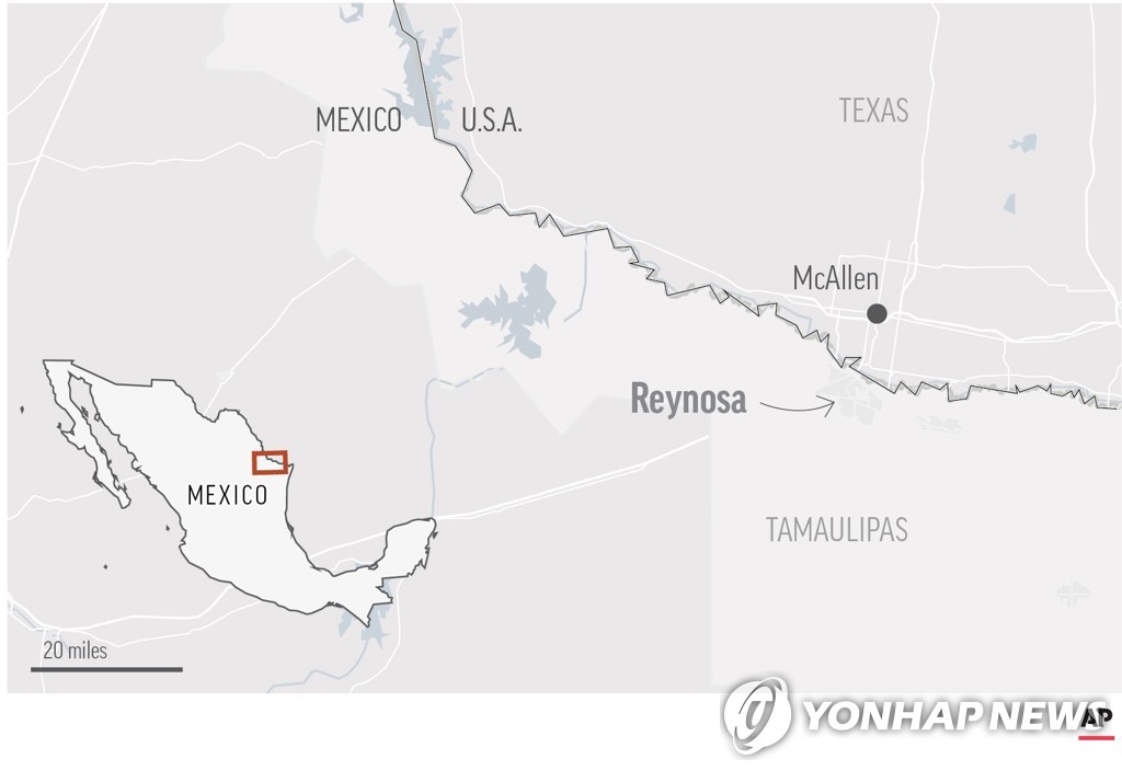 멕시코 국경도시서 총기난사…용의자들 포함 18명 사망