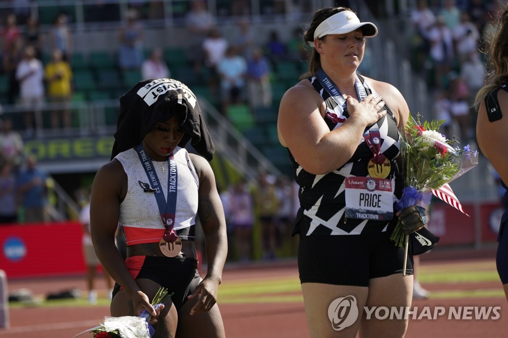 국기경례 거부한 미 올림픽 대표…수상 순간에 국가 연주 "불쾌"