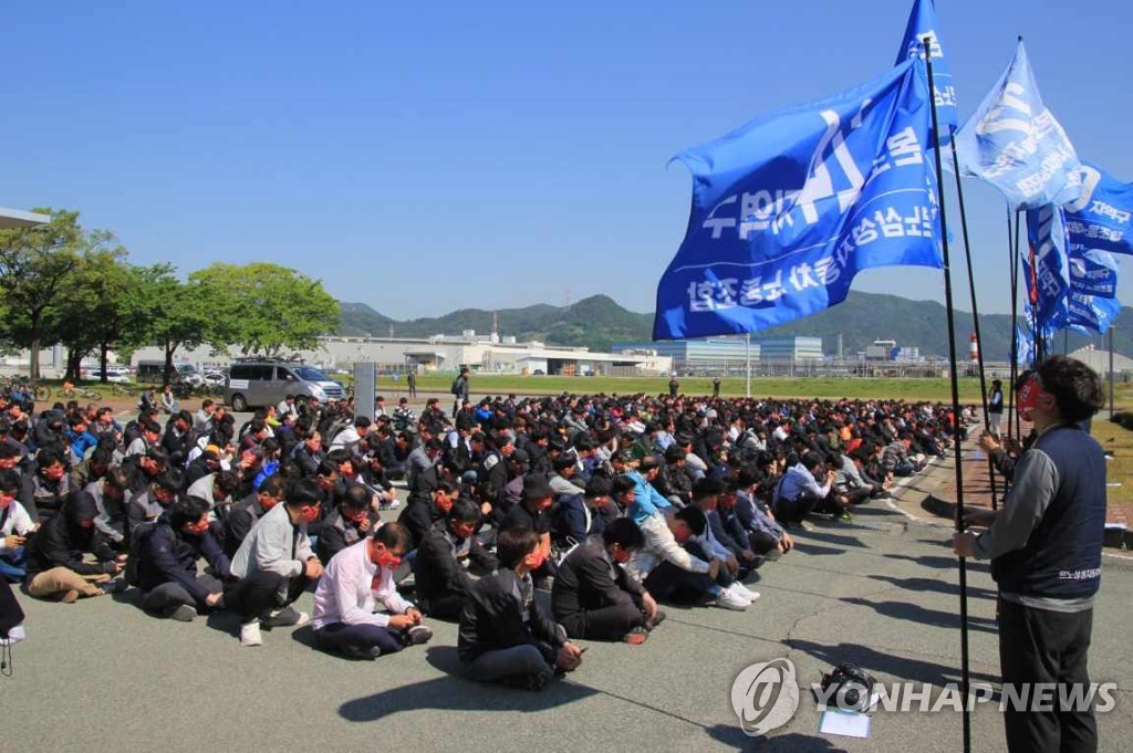 '교섭 단일화 불똥'에 르노삼성차 노조, 2일 현장 복귀(종합)