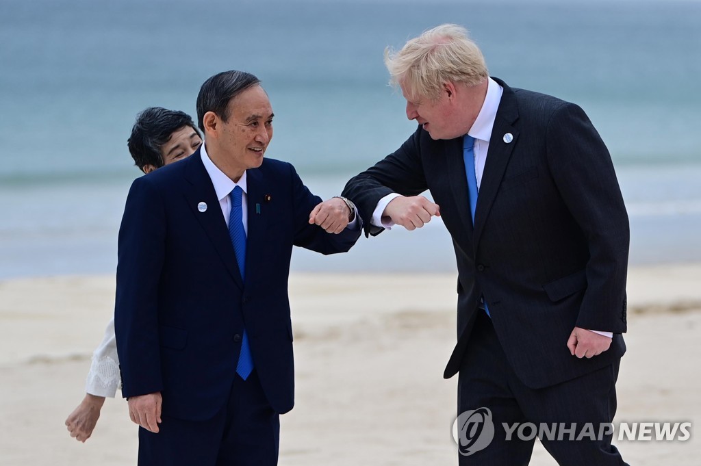 G7, 도쿄 올림픽·패럴림픽 개최 지지…日스가 "매우 고무적"(종합)