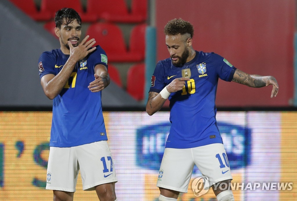 '네이마르 1골 1도움' 브라질, 파라과이 잡고 월드컵 예선 6연승