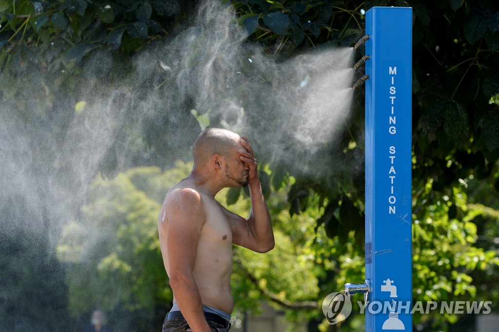 캐나다가 47.9도! 원인은 '열돔'…심각해진 기후변화 경종(종합2보)