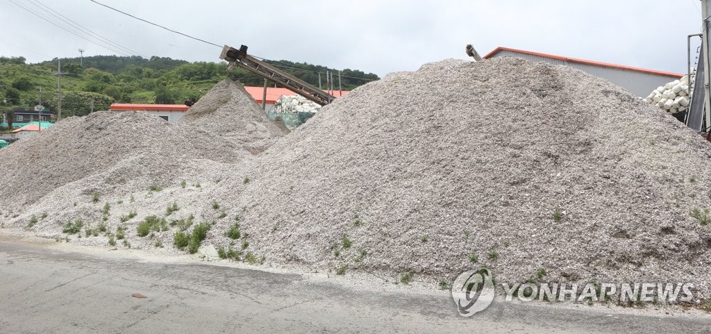 굴껍데기 등 수산부산물 친환경 처리·재활용 촉진법 국회 통과